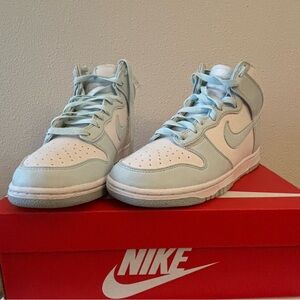 Nike Dunk High Next Nature, White/ Glacier Blue Women’s 9